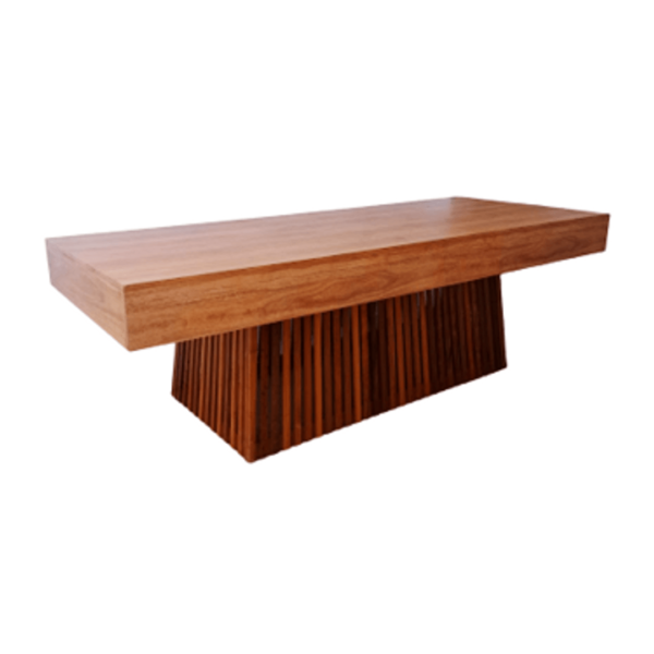Mesa Ripada de Madeira