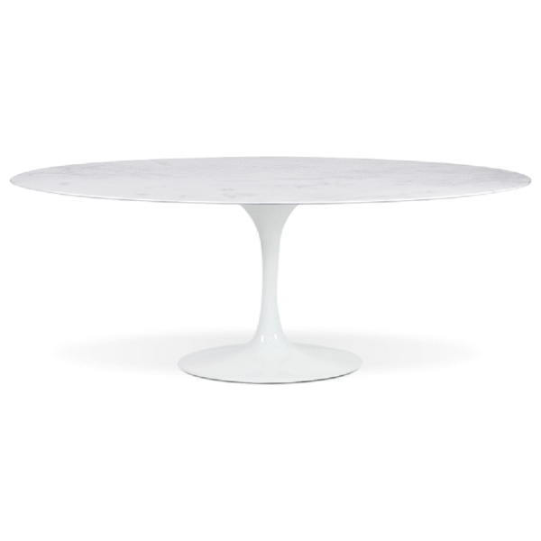 Mesa Saarinen Oval Branca