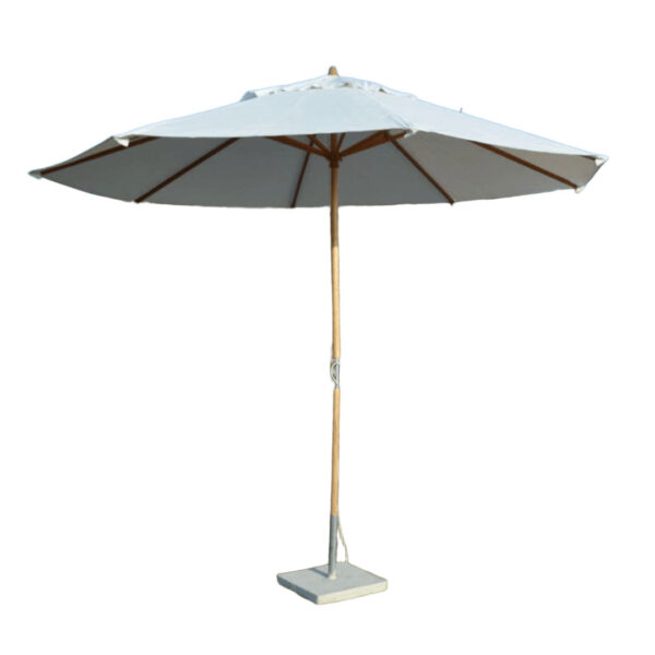 Ombrelone de Madeira Branco