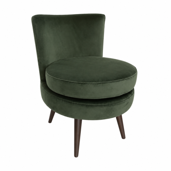 Poltrona Sophie veludo verde