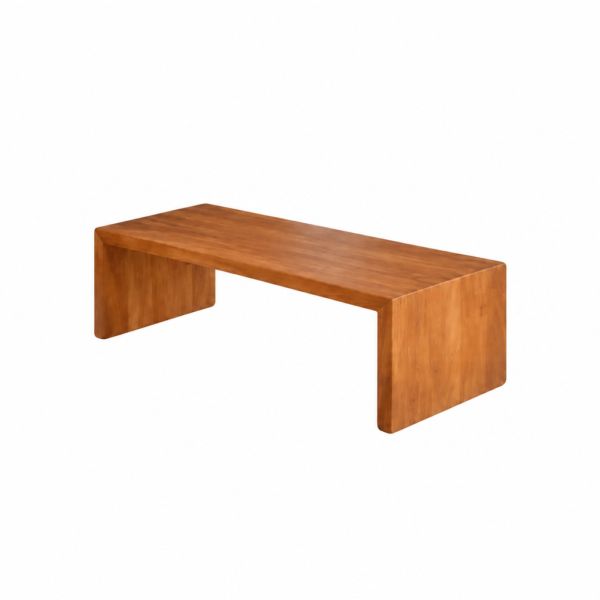 Mesa de centro de madeira trave