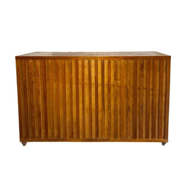 Balcão de Madeira Ripado