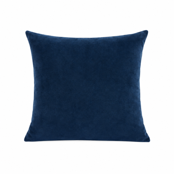 Almofada de veludo azul