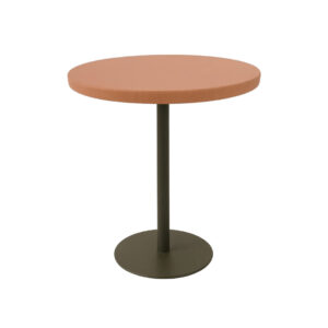 Mesa Lateral Com Tampo Madeira