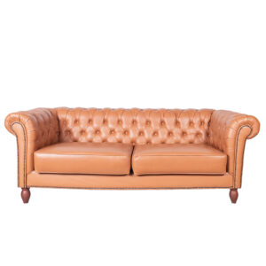 Sofá Chesterfield Caramelo