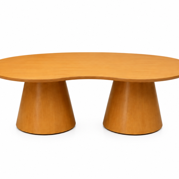 Mesa orgânica Arco 1,60m comp x 1,00m prof x 0,50m alt