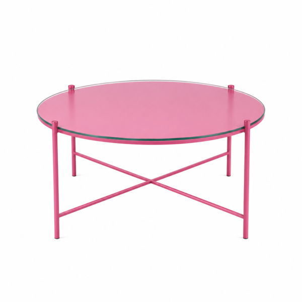 Mesa de centro colors 0,80m diâm x 0,40m alt