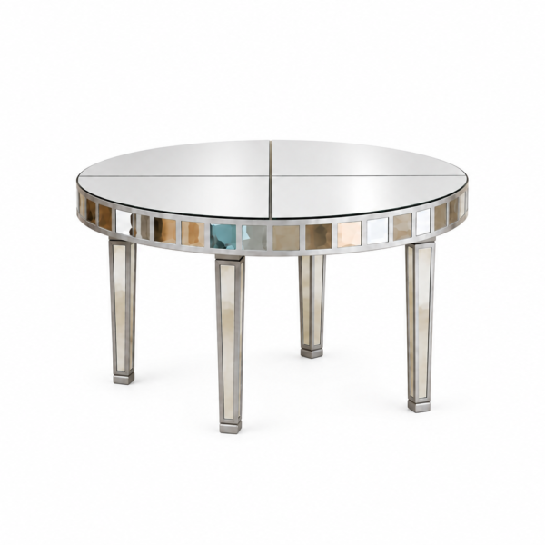 Mesa de espelho 1,20m diâm