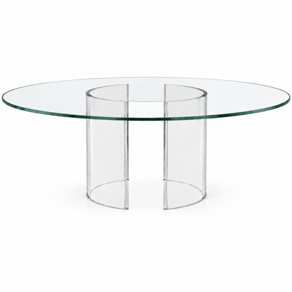 Mesa de vidro 1,40m diâm